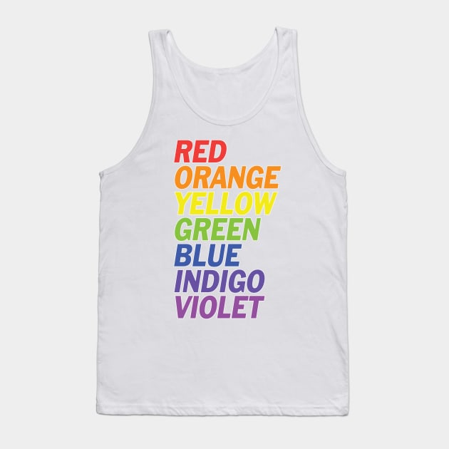 ROY G BIV Tank Top by AaronShirleyArtist